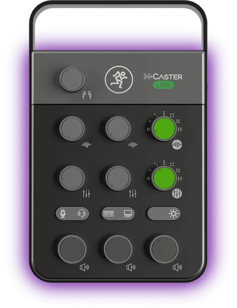  MACKIE MCASTER-LIVE Tragbarer Mixer für Streaming|MusicGoodDeal 