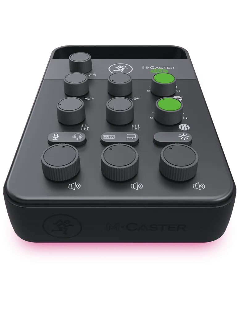  MACKIE MCASTER-LIVE Tragbarer Mixer für Streaming|MusicGoodDeal 
