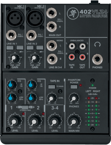  MACKIE 402-VLZ4 VLZ4 - Ultrakompaktes 4-Kanal-System|MusicGoodDeal  2