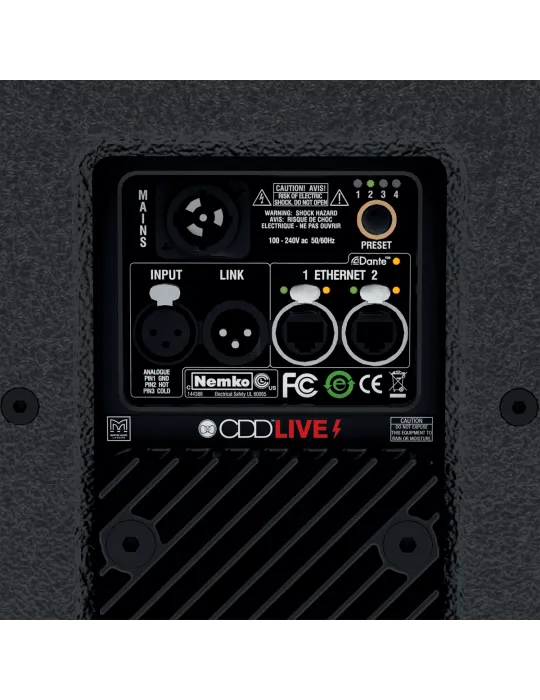  MARTIN AUDIO CDD-LIVE15B   Front-Return - 2 way 15" amplified Dante|MusicGoodDeal 