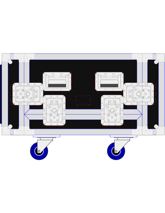  MARTIN AUDIO WPMFCUK WPM - Flightcase für 4x WPM|MusicGoodDeal 