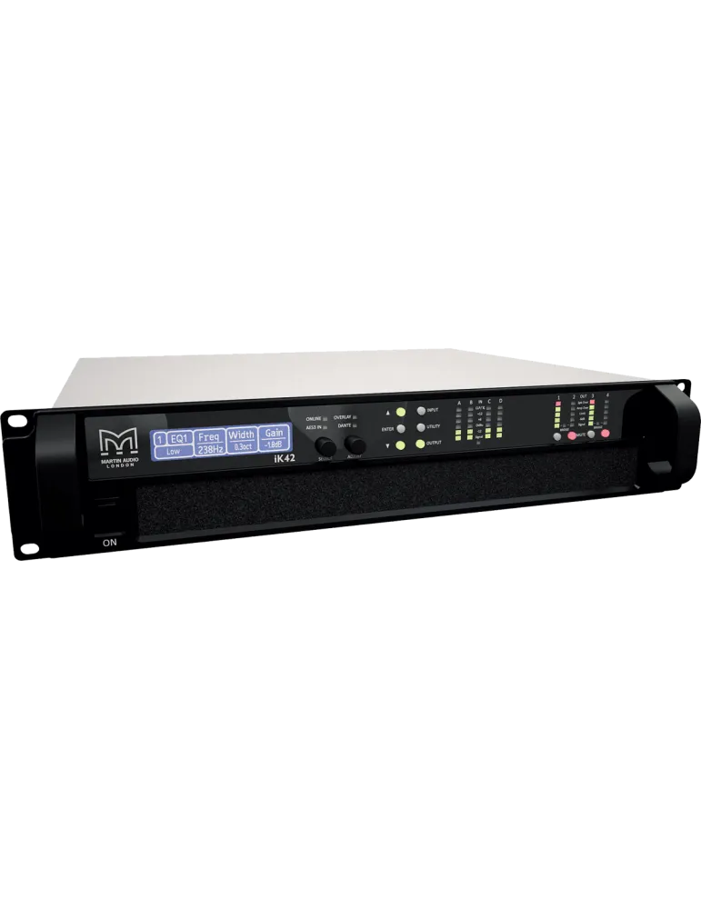  MARTIN AUDIO IK42-DANTE Dante 4 x 3000W Processed Amplifier|MusicGoodDeal 