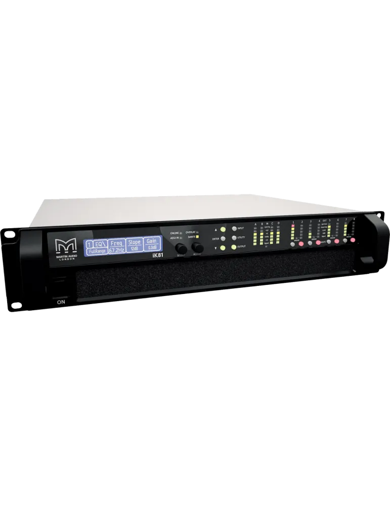  MARTIN AUDIO IK81-DANTE 8 x 1250W Dante Processed Amplifier|MusicGoodDeal 