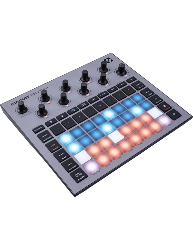  NOVATION CIRCUIT-RTM Drumcomputer mit RGB-Matrix|MusicGoodDeal 