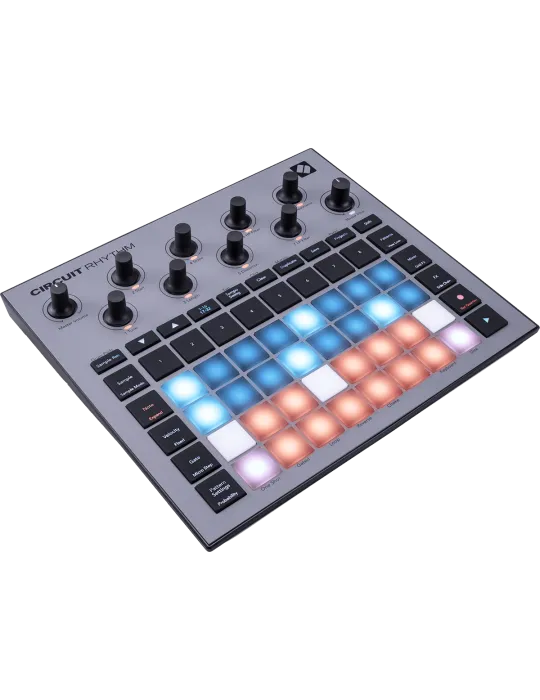  NOVATION CIRCUIT-RTM Drumcomputer mit RGB-Matrix|MusicGoodDeal 