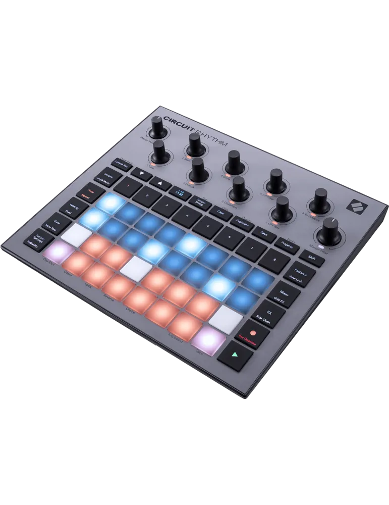  NOVATION CIRCUIT-RTM Drumcomputer mit RGB-Matrix|MusicGoodDeal 