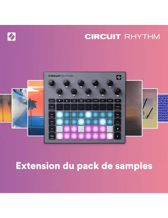  NOVATION CIRCUIT-RTM Drumcomputer mit RGB-Matrix|MusicGoodDeal 