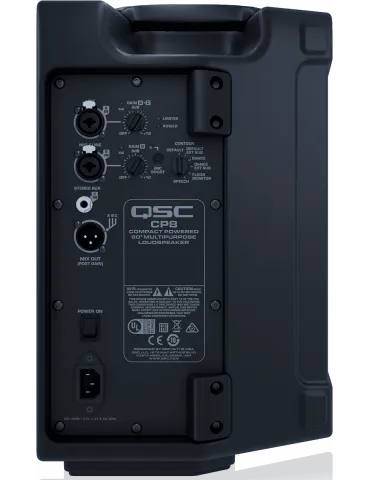 QSC CP8 Speakers - Active 2-way 1 x 8" 500W RMS|MusicGoodDeal  2