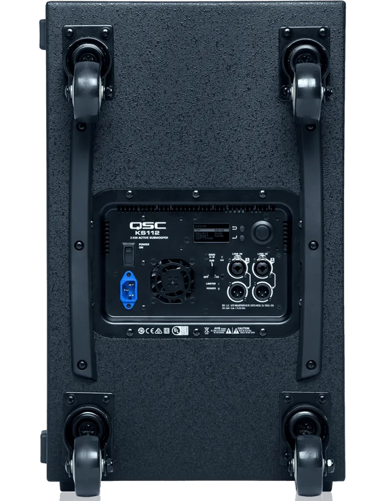  QSC KS112 Subwoofers - Active Subwoofer 1 x 12" 1000W RMS|MusicGoodDeal 