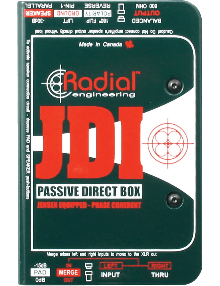  RADIAL ENGINEERING JDI Direct boxes - Passive D.I.|MusicGoodDeal 