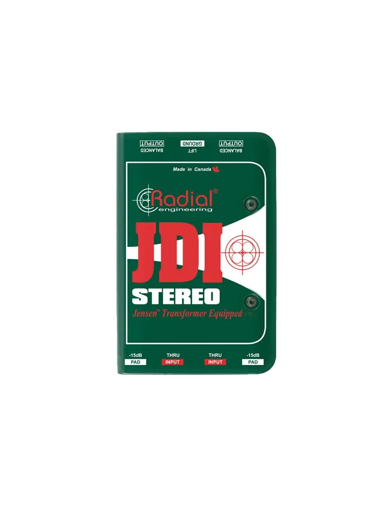  RADIAL ENGINEERING JDI-STEREO Direct boxes - Stereo passive D.I.|MusicGoodDeal 
