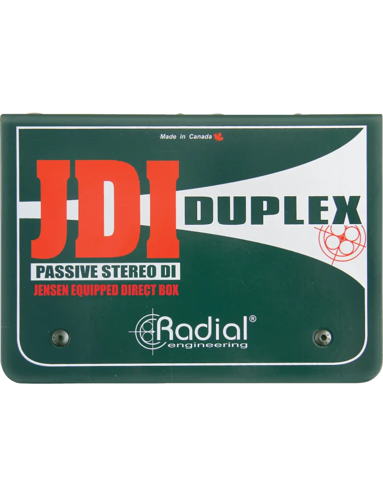  RADIAL ENGINEERING JDI-DUPLEX Direct boxes - 2 channel passive D.I.|MusicGoodDeal 