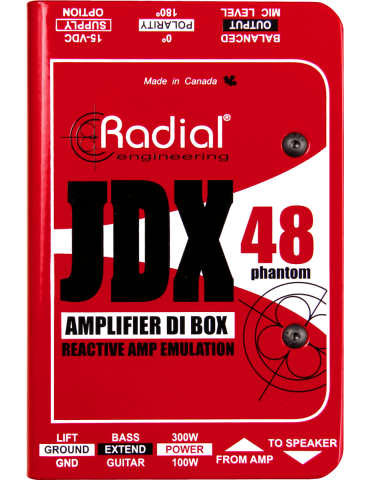  RADIAL ENGINEERING JDX DI-Boxen - Aktive D.I. / HP-Simulator|MusicGoodDeal  2