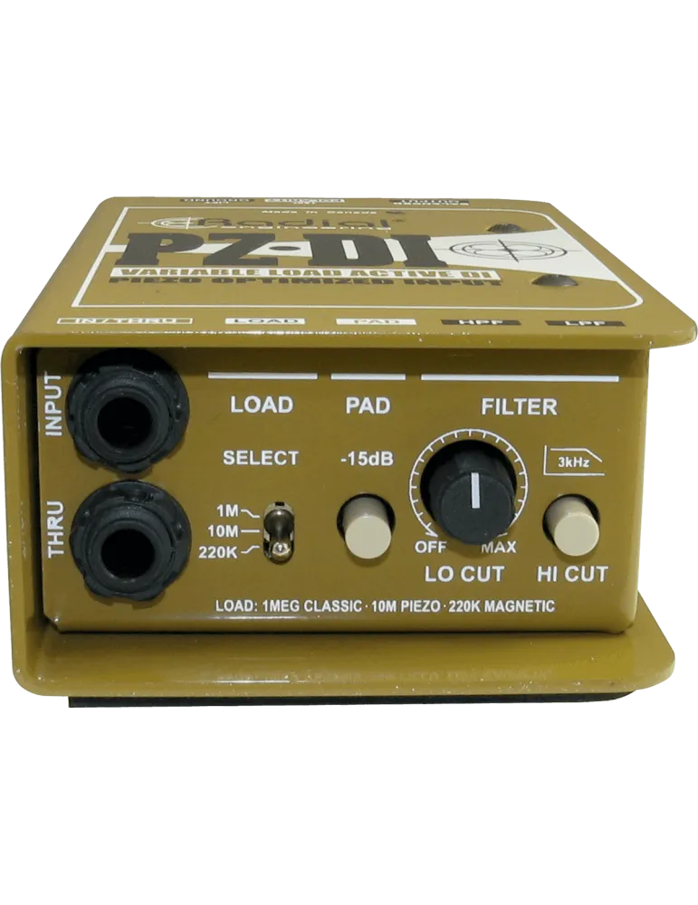  RADIAL ENGINEERING PZ-DI Direct boxes - I.D. for Piezo microphones|MusicGoodDeal 