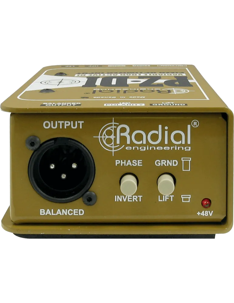  RADIAL ENGINEERING PZ-DI Direct boxes - I.D. for Piezo microphones|MusicGoodDeal 