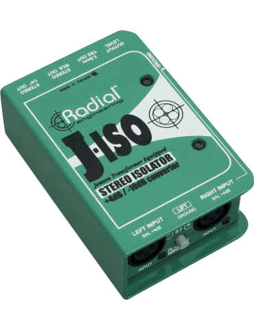  RADIAL ENGINEERING J-ISO DI-Boxen - Stereo-Konverter +4/-10dB|MusicGoodDeal 