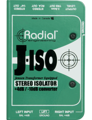  RADIAL ENGINEERING J-ISO DI-Boxen - Stereo-Konverter +4/-10dB|MusicGoodDeal  2
