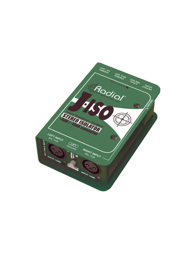  RADIAL ENGINEERING J-ISO Direct boxes - Stereo converter +4/-10dB|MusicGoodDeal 