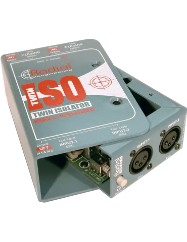  RADIAL ENGINEERING TWIN-ISO DI-Boxen - Line Isolator + 4dB Stereo|MusicGoodDeal  2