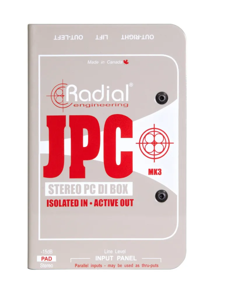  RADIAL ENGINEERING JPC Direct boxes - D.I. stereo for computer|MusicGoodDeal 