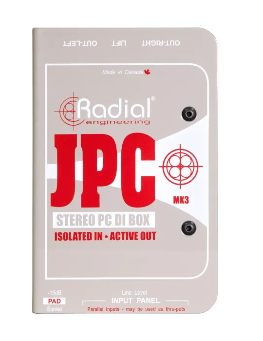  RADIAL ENGINEERING JPC Direct boxes - D.I. stereo for computer|MusicGoodDeal 