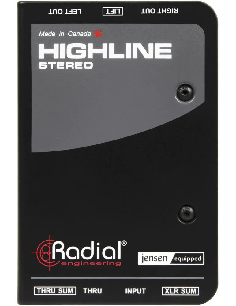 RADIAL ENGINEERING HIGHLINE STEREO | MusicGoodDeal