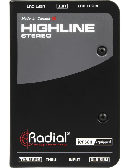 RADIAL ENGINEERING HIGHLINE STEREO | MusicGoodDeal