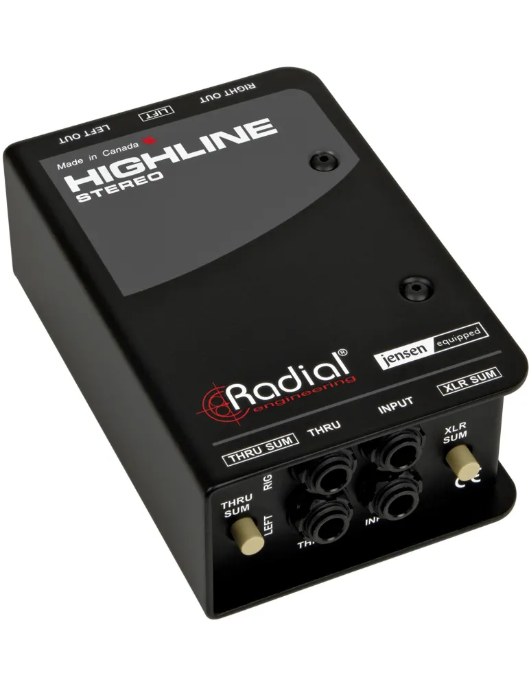 RADIAL ENGINEERING HIGHLINE STEREO | MusicGoodDeal