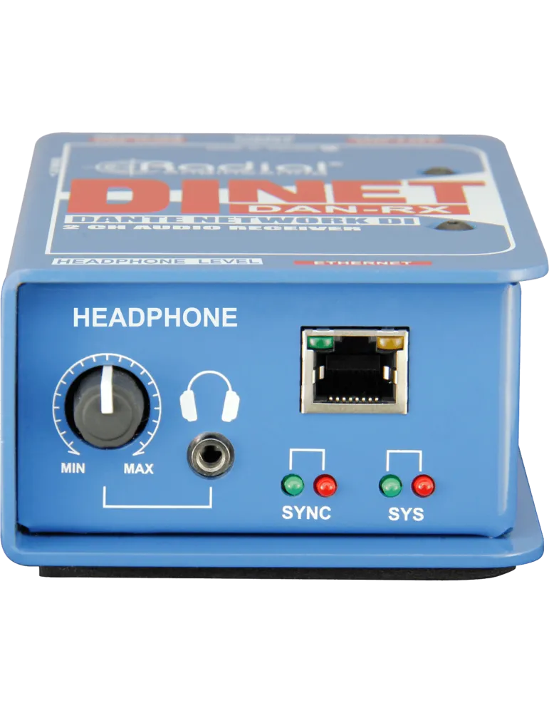  RADIAL ENGINEERING DAN-RX Direct boxes - DI receiver DANTE stereo|MusicGoodDeal 