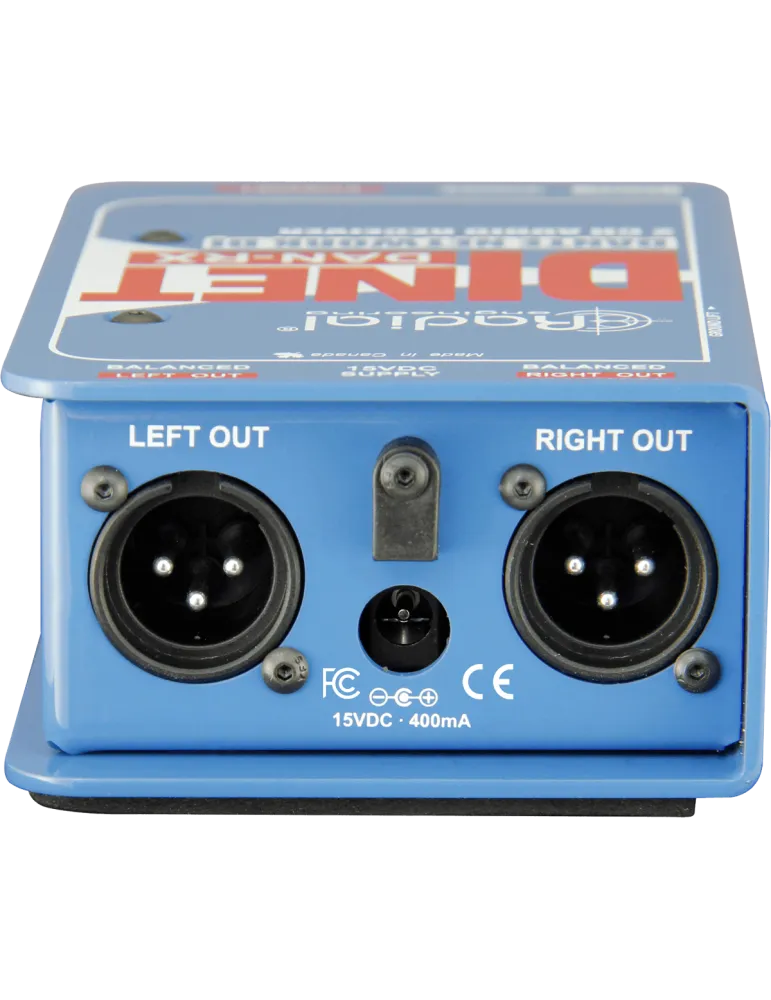  RADIAL ENGINEERING DAN-RX Direct boxes - DI receiver DANTE stereo|MusicGoodDeal 