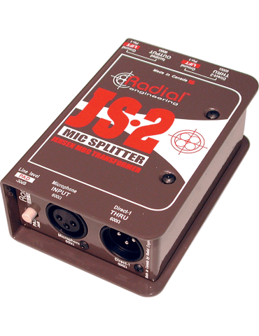  RADIAL ENGINEERING JS2 Splitters - 1 Eingang / 2 Ausgänge|MusicGoodDeal 