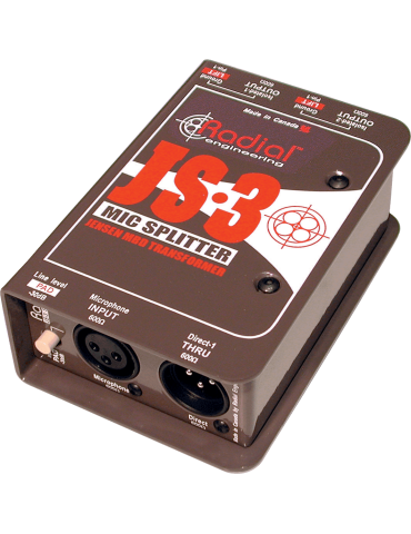 RADIAL ENGINEERING JS3 Splitters - 1 Eingang / 3 Ausgänge|MusicGoodDeal 