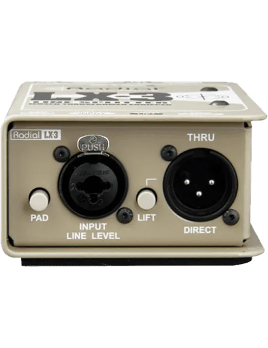  RADIAL ENGINEERING LX3 Splitters - Splitter mit Leitungspegel 3 Ausgänge|MusicGoodDeal 