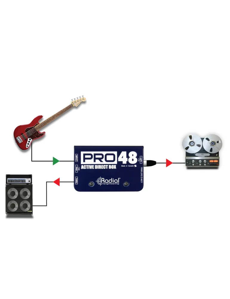  RADIAL ENGINEERING PRO48 Direct boxes - Active D.I.|MusicGoodDeal 