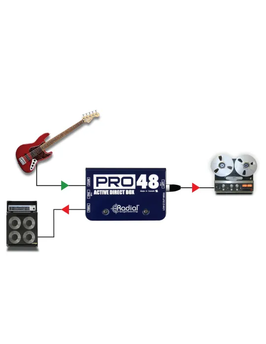  RADIAL ENGINEERING PRO48 Direct boxes - Active D.I.|MusicGoodDeal 