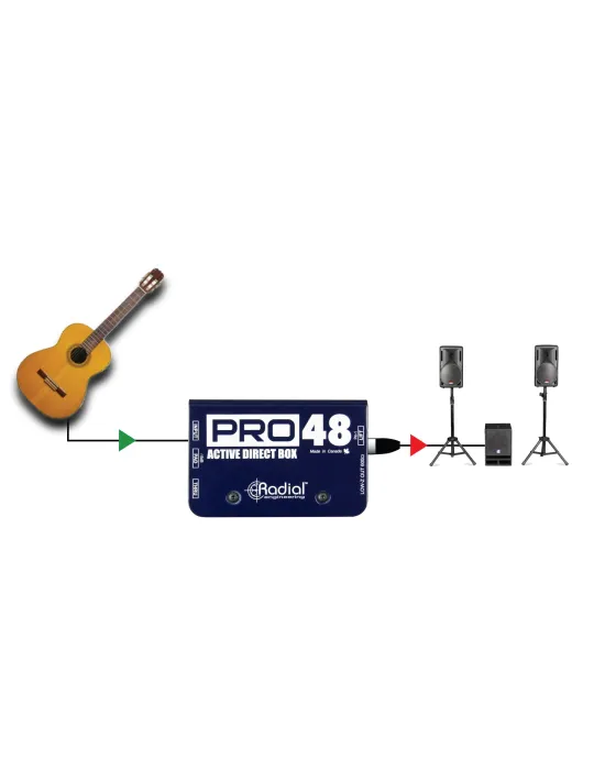  RADIAL ENGINEERING PRO48 Direct boxes - Active D.I.|MusicGoodDeal 