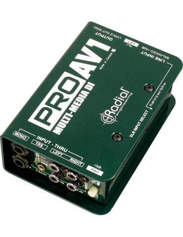  RADIAL ENGINEERING PRO-AV1 Direktboxen - Passive D.I. Multimedia|MusicGoodDeal 