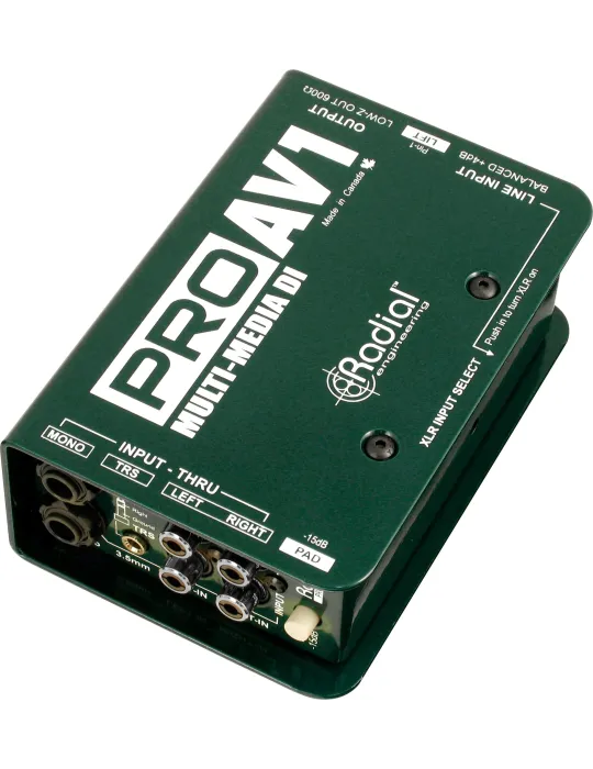 RADIAL ENGINEERING PRO-AV1 Direct boxes - Passive multimedia D.I.|MusicGoodDeal 