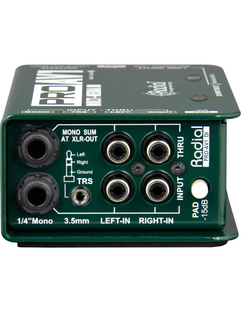 RADIAL ENGINEERING PRO-AV1 Direct boxes - Passive multimedia D.I.|MusicGoodDeal 