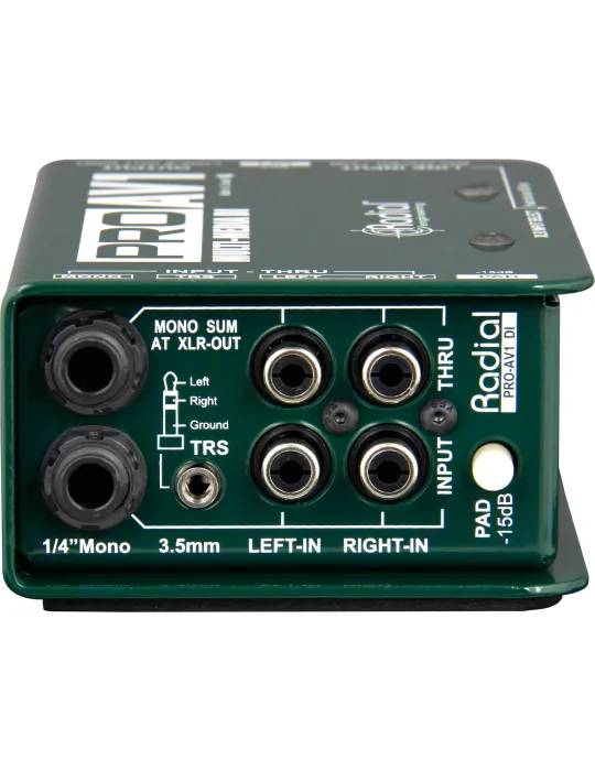  RADIAL ENGINEERING PRO-AV1 Direct boxes - Passive multimedia D.I.|MusicGoodDeal 