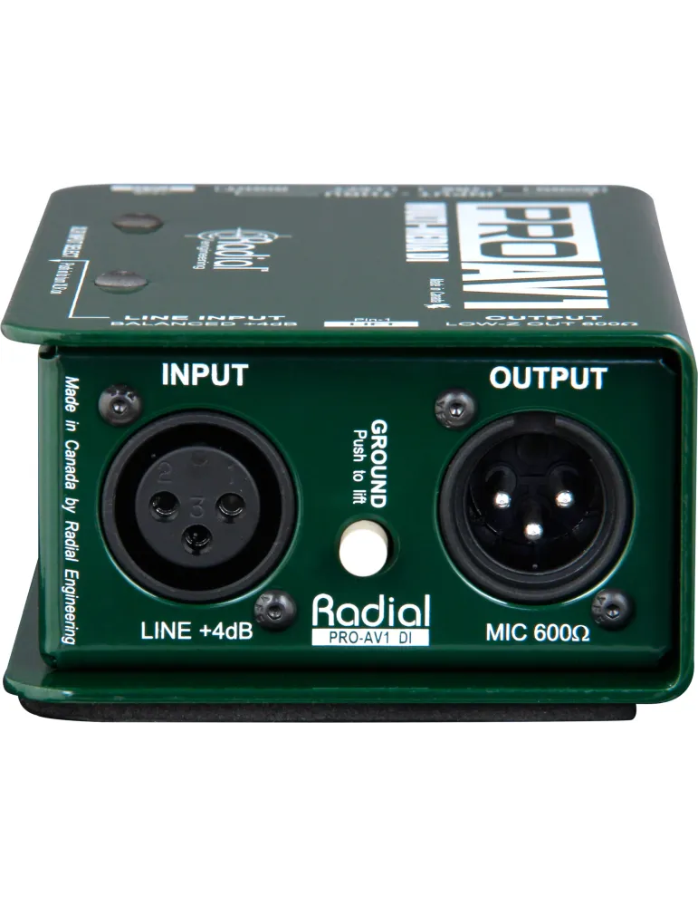  RADIAL ENGINEERING PRO-AV1 Direct boxes - Passive multimedia D.I.|MusicGoodDeal 