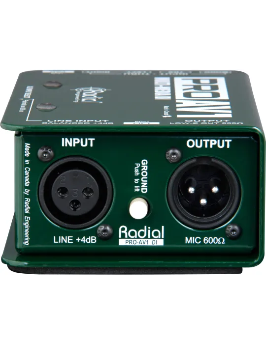  RADIAL ENGINEERING PRO-AV1 Direct boxes - Passive multimedia D.I.|MusicGoodDeal 