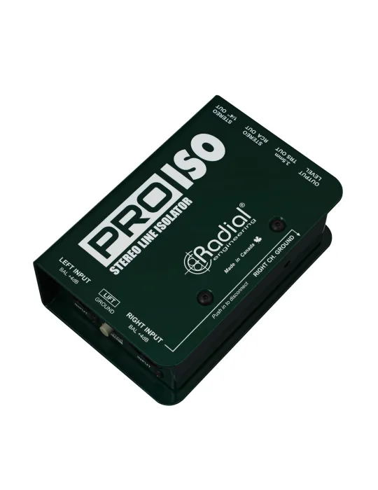  RADIAL ENGINEERING PRO-ISO Direct boxes - Stereo converter +4/-10dB|MusicGoodDeal 