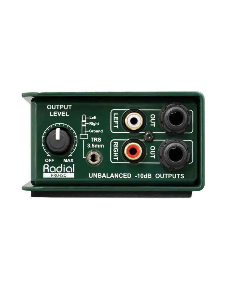  RADIAL ENGINEERING PRO-ISO Direct boxes - Stereo converter +4/-10dB|MusicGoodDeal 