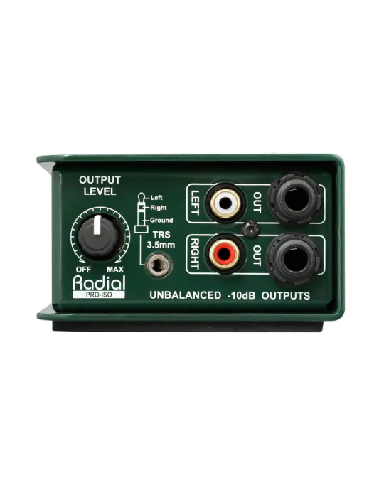  RADIAL ENGINEERING PRO-ISO Direct boxes - Stereo converter +4/-10dB|MusicGoodDeal 