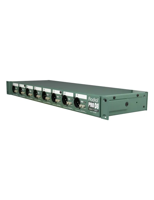  RADIAL ENGINEERING PRO-D8 Racks - D.I. rack 8 channels|MusicGoodDeal 
