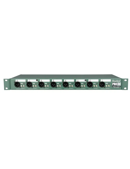  RADIAL ENGINEERING PRO-D8 Racks - D.I. rack 8 channels|MusicGoodDeal 