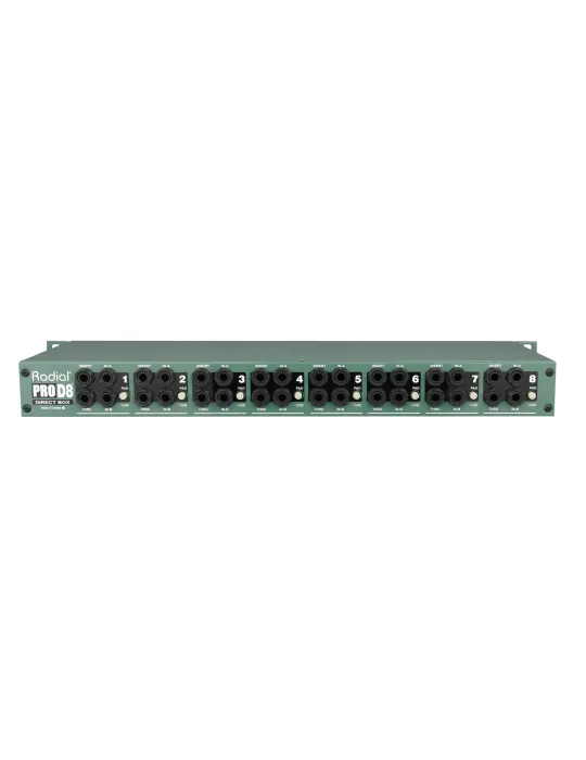  RADIAL ENGINEERING PRO-D8 Racks - D.I. rack 8 channels|MusicGoodDeal 