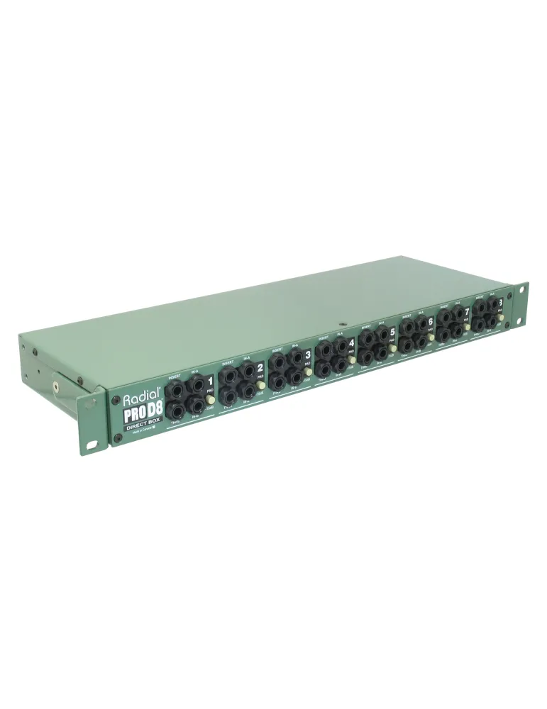 RADIAL ENGINEERING PRO-D8 Racks - D.I. rack 8 channels|MusicGoodDeal 