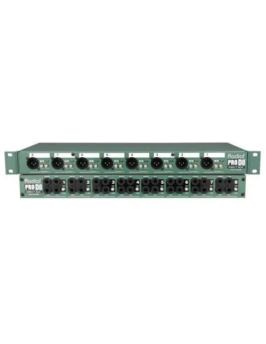  RADIAL ENGINEERING PRO-D8 Racks - D.I. rack 8 channels|MusicGoodDeal 